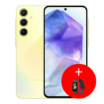 SAMSUNG Smartphone A55 Awesome Lemon 6.6" Octa Core 8Go 256Go Android 5G DS 32Mpx50Mpx12Mpx5Mpx 12M