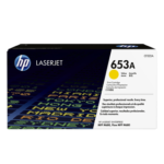 HP 653A Yellow Original LaserJet Toner CartridgeHP CLJ M651/M680/M680MFP/M675 Yellow Crtg