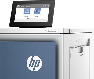 HP Color LaserJet Enterprise 6700dn Printer, Print, Front USB flash drive port; Optional high-capacity trays; Touchscreen; TerraJet cartridge – Image 10